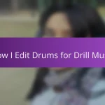 How I Edit Drums for Drill Music