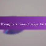 My Thoughts on Sound Design for Rap