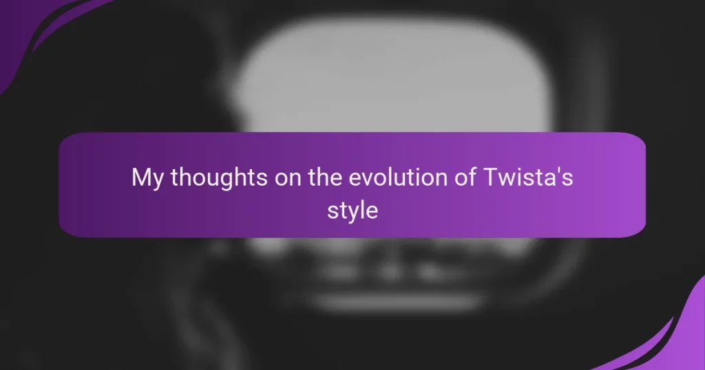 My thoughts on the evolution of Twista’s style