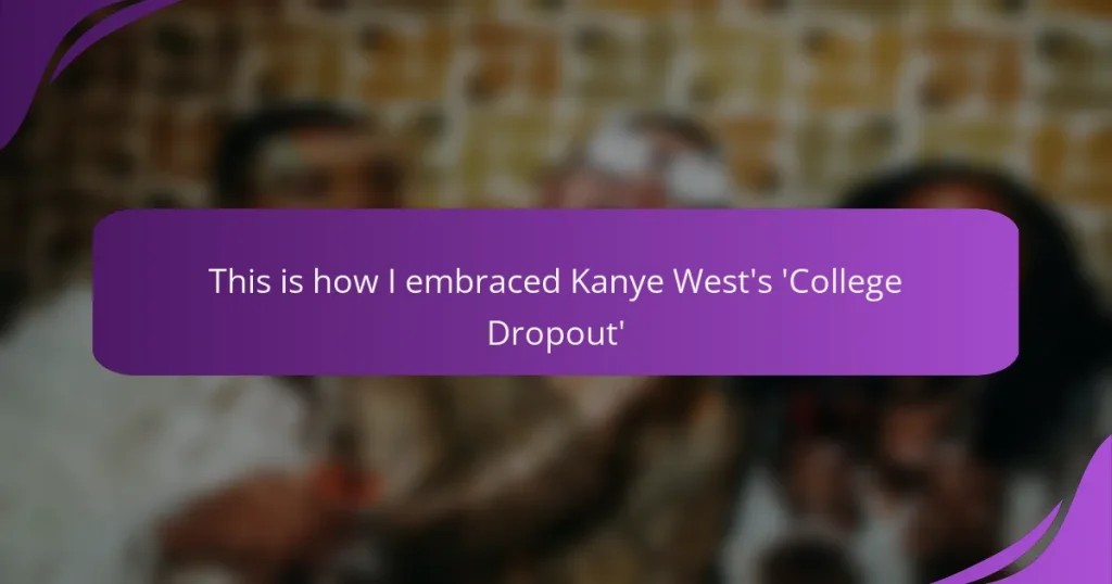 This is how I embraced Kanye West’s ‘College Dropout’