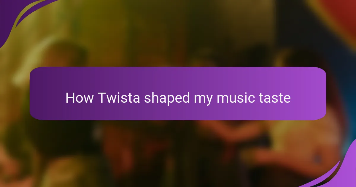 How Twista shaped my music taste