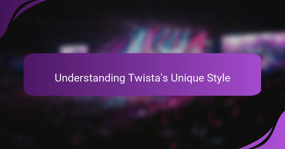 Understanding Twista's Unique Style